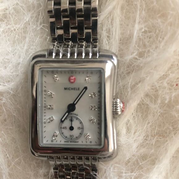 Michele watch with diamonds - Picture 3 of 7